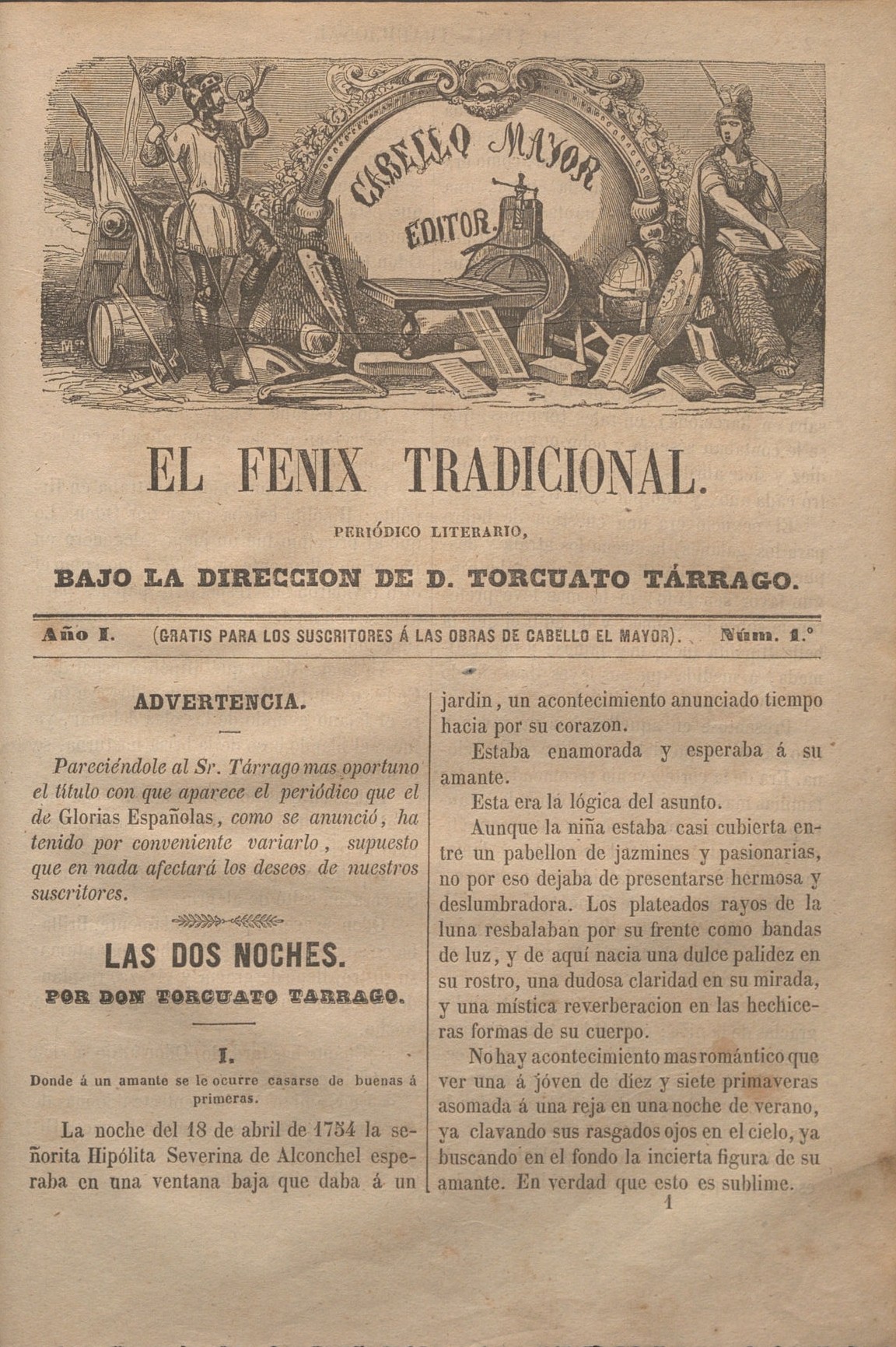 El Fenix tradicional : periodico literario